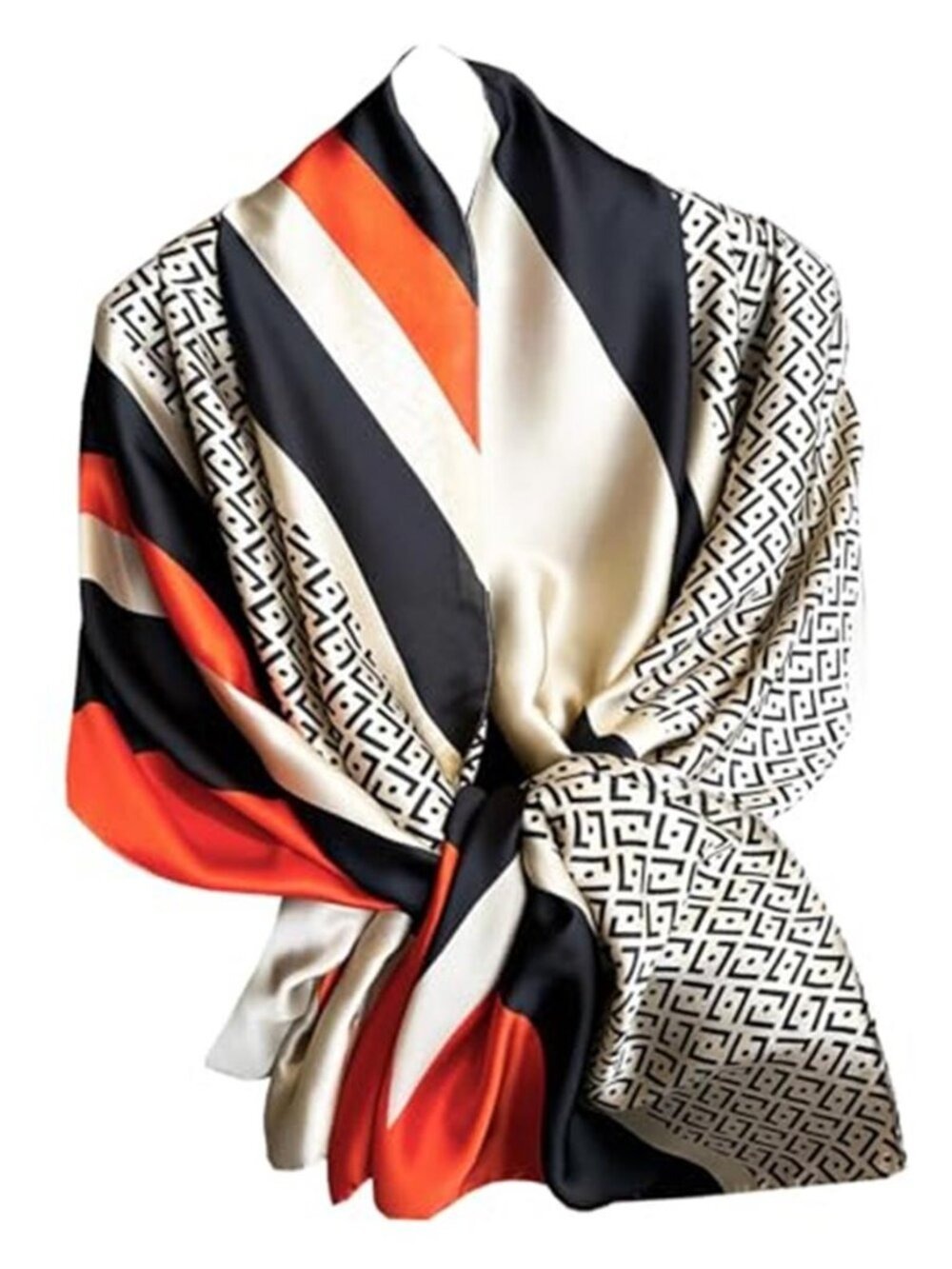 Dress Scarves Shawl Wraps Long Silky Scarf for Women Dressy Fashion Lightweight